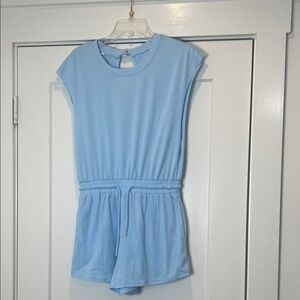 Light Blue Sleeveless Romper size medium.